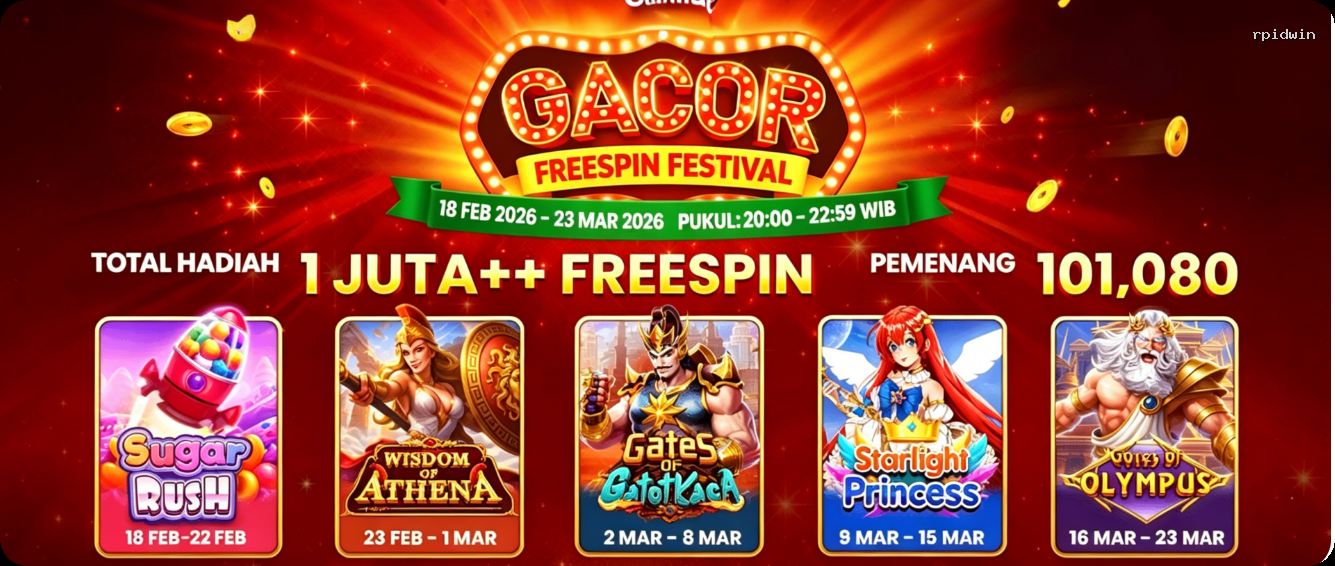 Login rpidwin Sekarang Bonus Melimpah